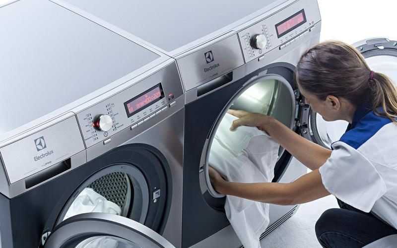 Промышленные стиральные машины для предприятий и прачечных с сушкой