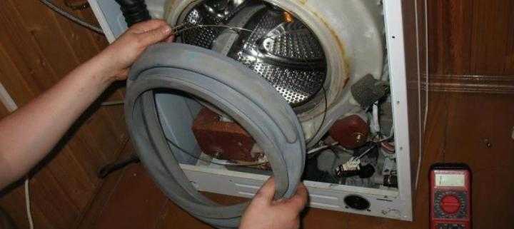 Замена манжеты загрузочного люка на стиральной машине