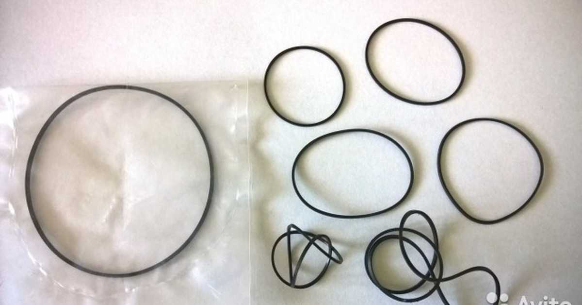 Пассики для магнитофонов: размеры пассиков для 2-кассетных и катушечных магнитофонов. зачем нужно уплотнительное кольцо?