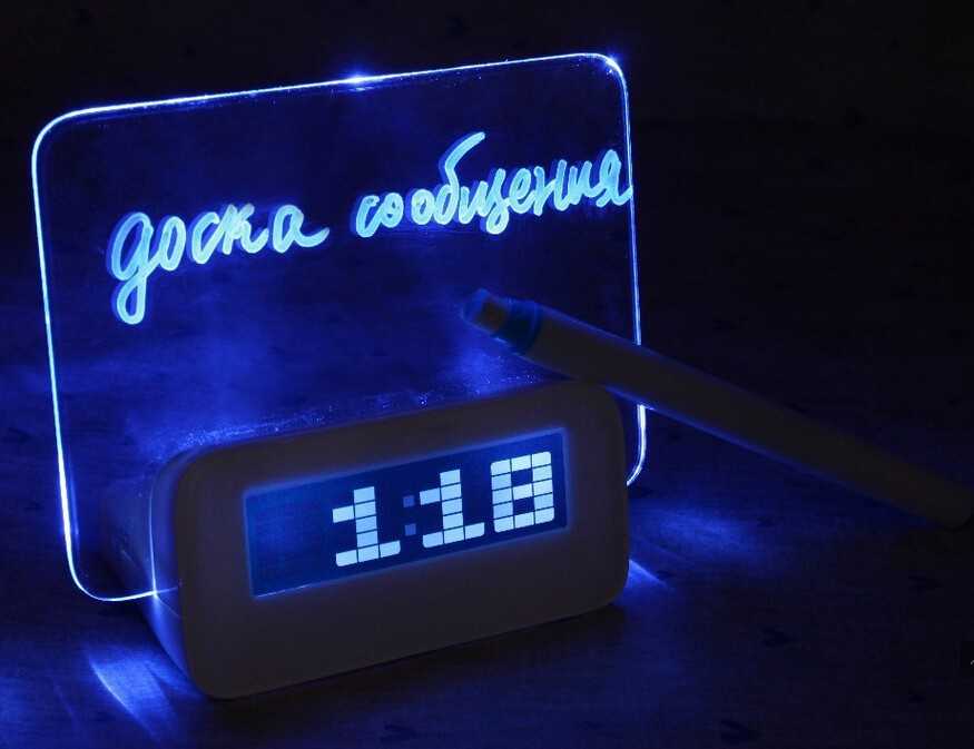 Электронные светящиеся настенные часы: выбираем большие цифровые часы-картину с подсветкой на стену дома