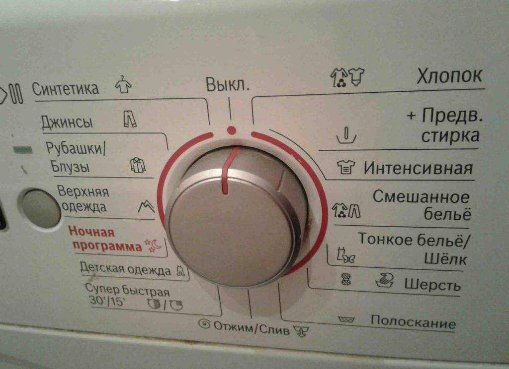 Режимы стирки в стиральной машине: стандартные, дополнительные, расшифровка значков
