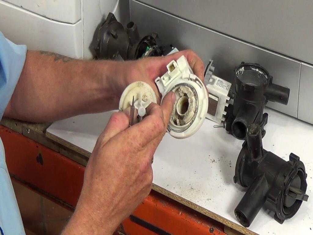 Ремонт и замена насоса стиральной машины или как поменять помпу