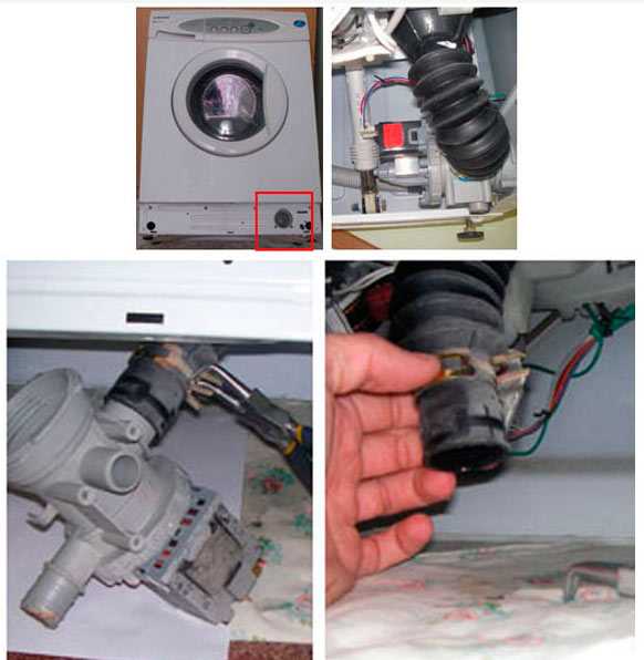 Как проверить сливной насос на стиральной машине samsung