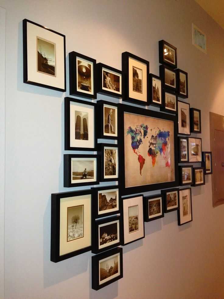9 лучших способов повесить картину на стену без сверления: 50 фото и 4 видео