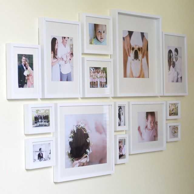 Рамки для фотографий на стену: как использовать для украшения интерьера