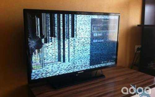 Разбит экран жк телевизора возможен ли ремонт