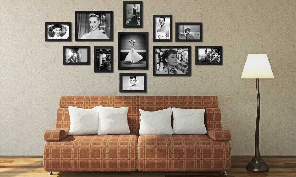 Рамки для фотографий на стену: коллажи для интерьера и 80+ избранных решений по композиции