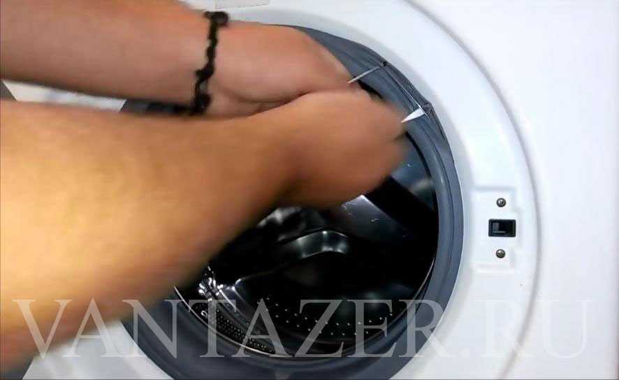 Замена манжеты люка стиральной машины: особенности выполнения операции на различных моделях