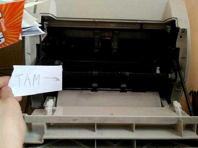Что делать, если принтер зажевал бумагу? | ремпринт