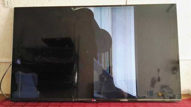 Разбит экран жк телевизора возможен ли ремонт