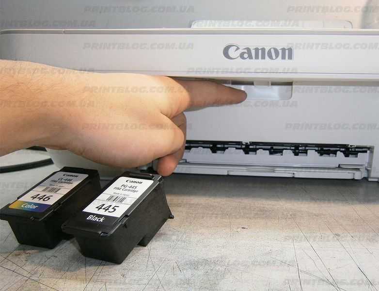 Как поменять чернила в принтере canon g2400