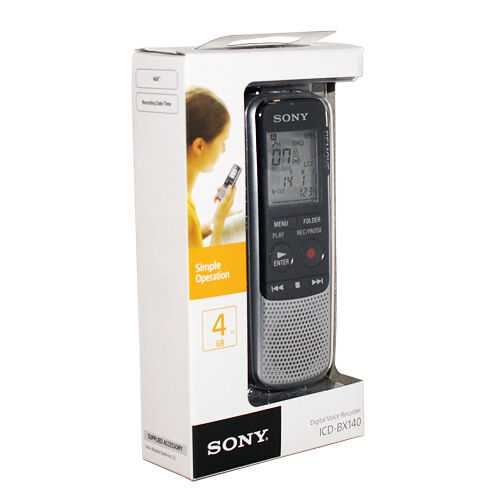 Sony icd-bx140 отзывы