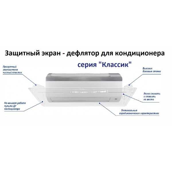 Дефлектор-рассекатель для сплит-системы: закрываем кондиционер чтобы не дуло