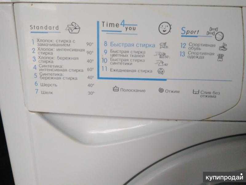 Расход воды стиральной машины в зависимости от типа