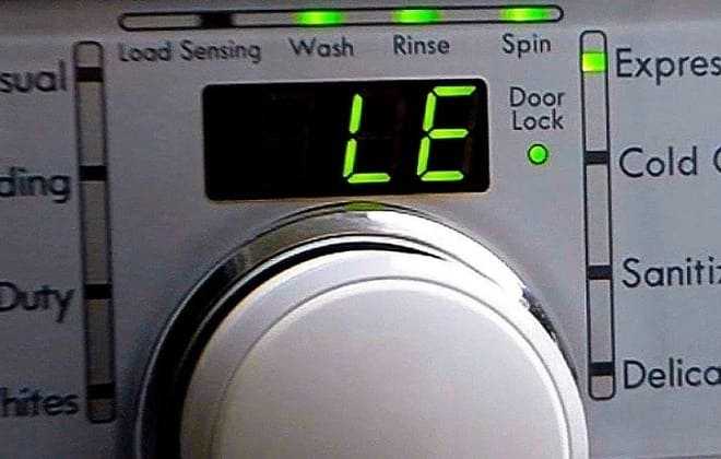 Расшифровка кодов ошибок на дисплее стиральной машины lg